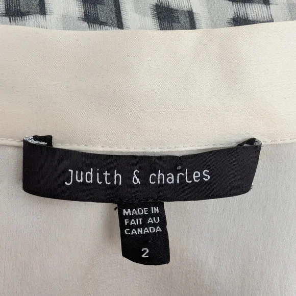 Judith & Charles Silk Bow Tie Sleeveless Top - Picture 7 of 11